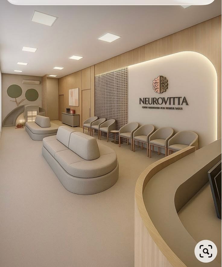 Hospital reception vinyl flooring